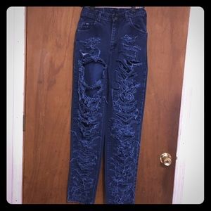 Vintage Lee Distressed Jeans